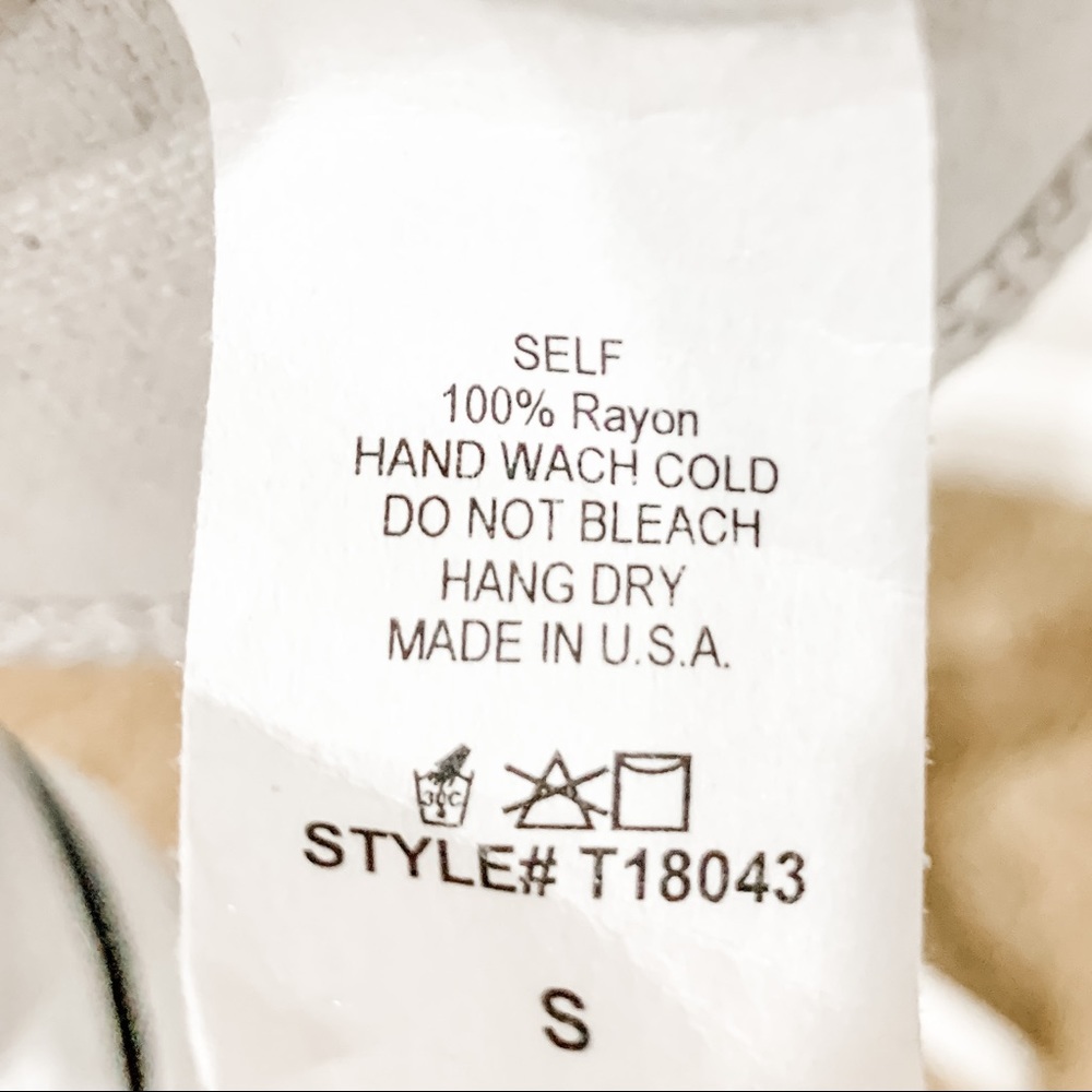 Halter Button Front Top With Front Tie Detail - image 8